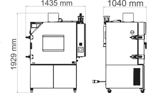 Model LIT MK 240 | Battery test chambers with safety equipment for rapid temperature changes - Image 3